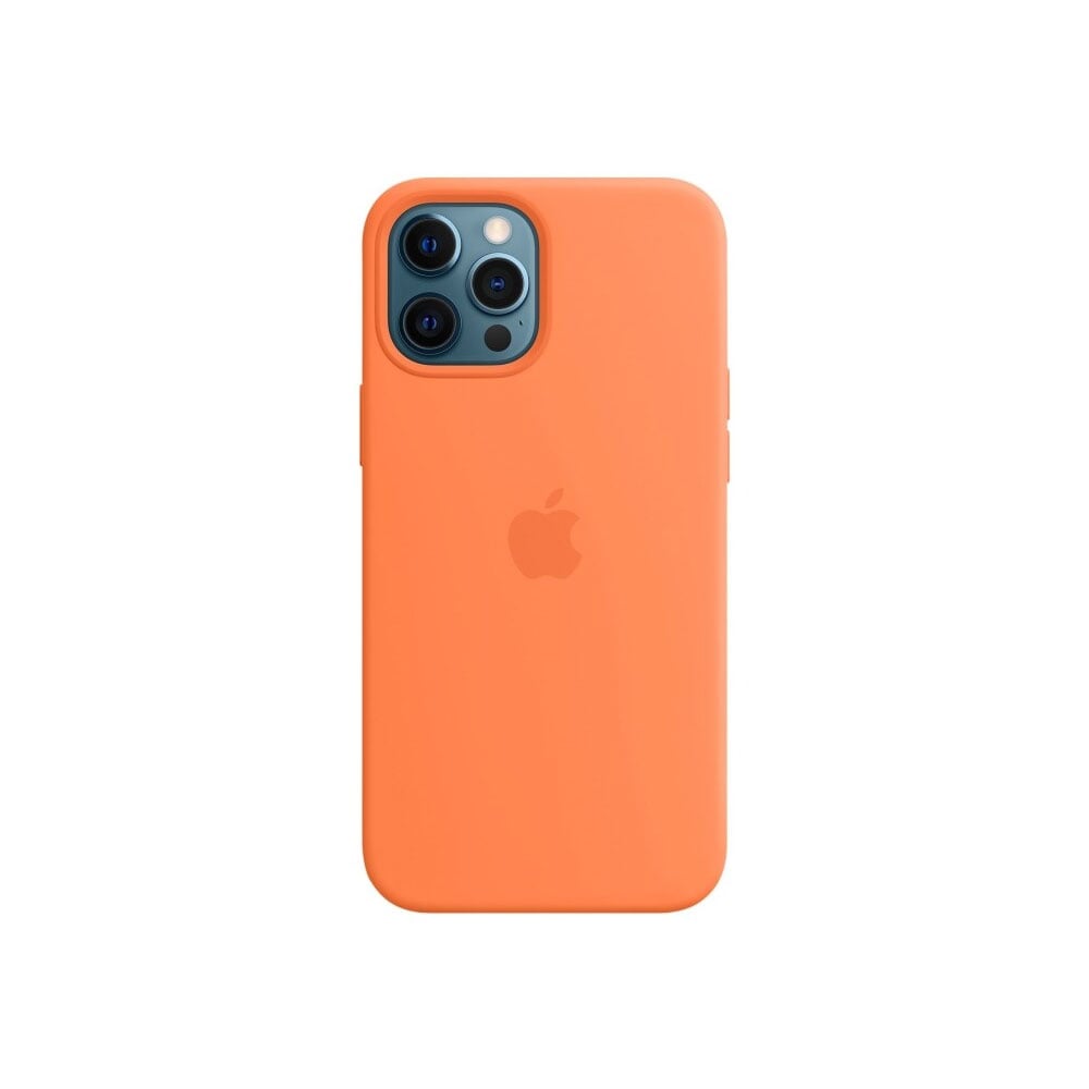 Silikonskal med MagSafe till iPhone 12 Pro Max Orange