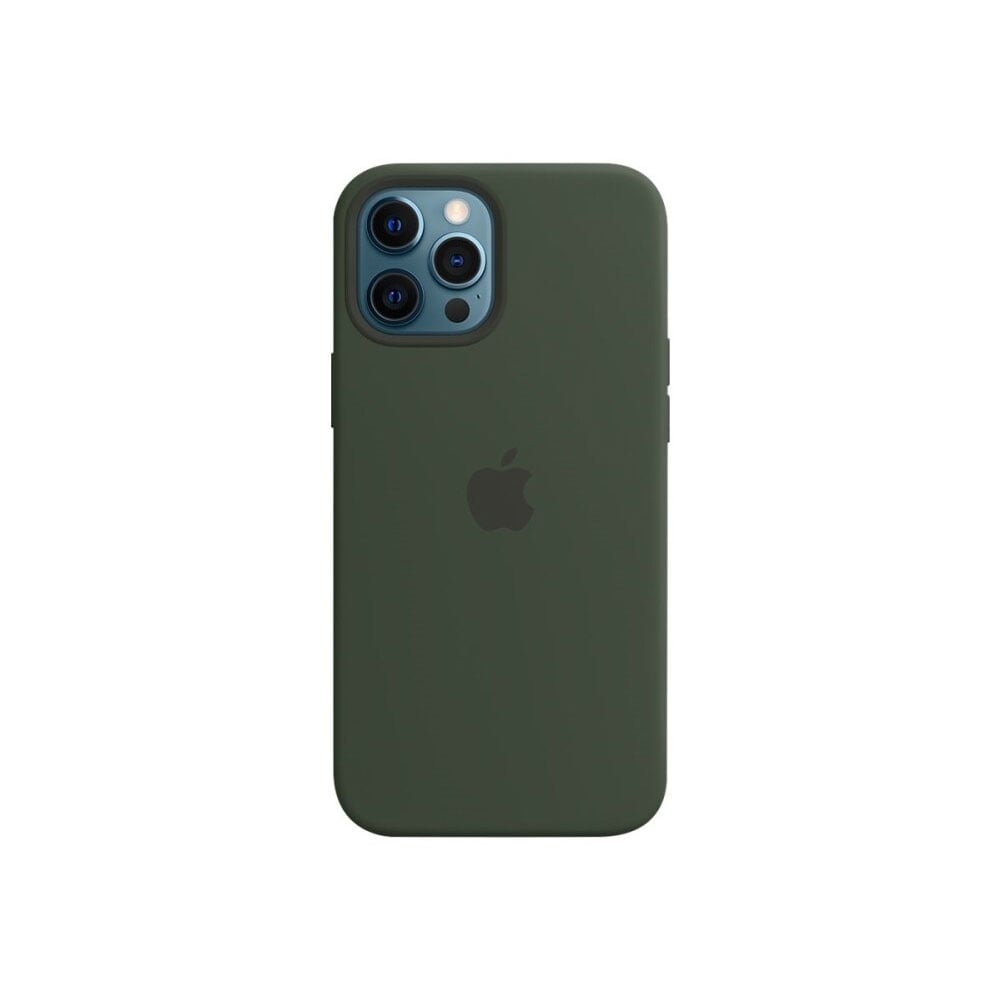 Silikonskal med MagSafe till iPhone 12 Pro Max Grön