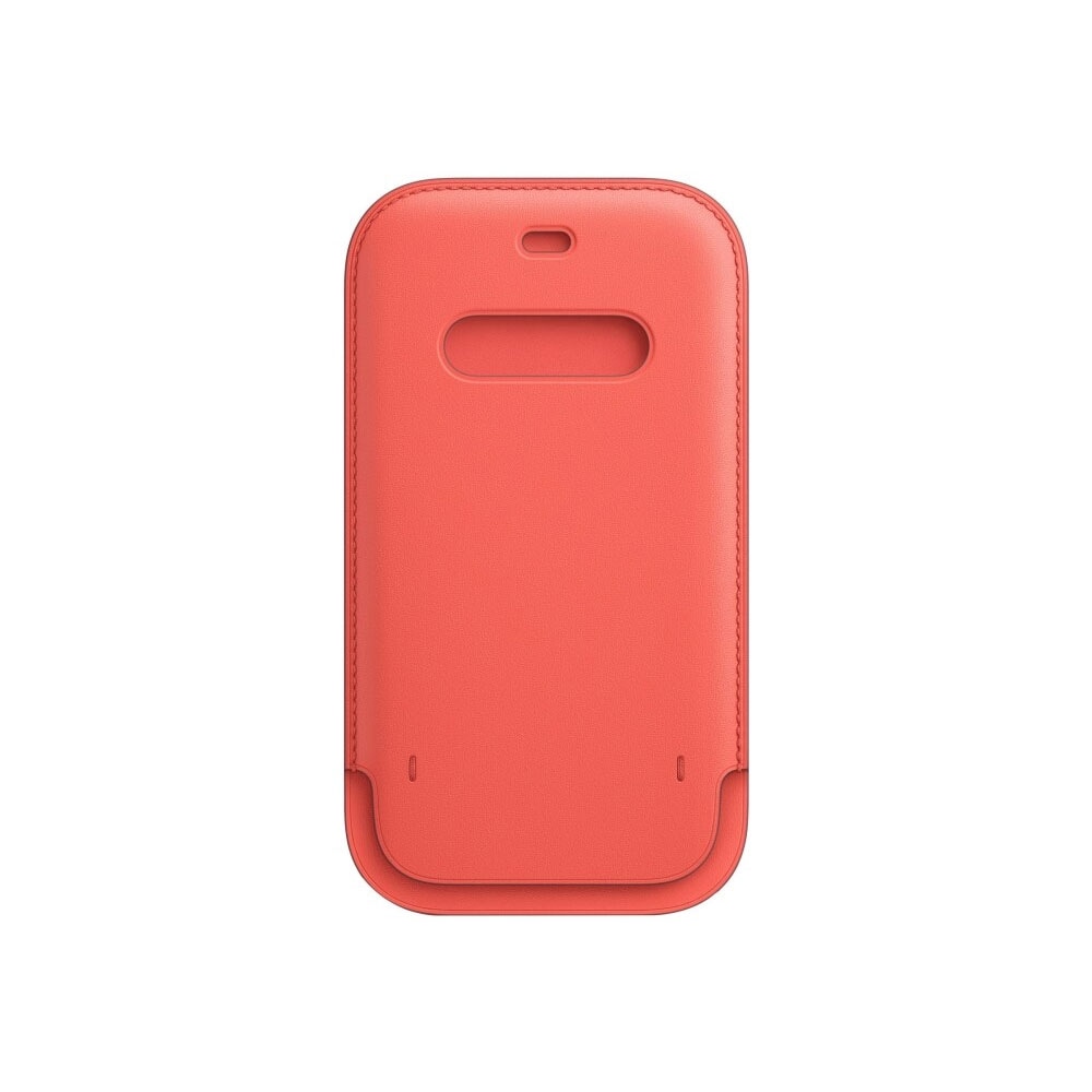 Läderfodral med MagSafe till iPhone 12 Pro Max Rosa