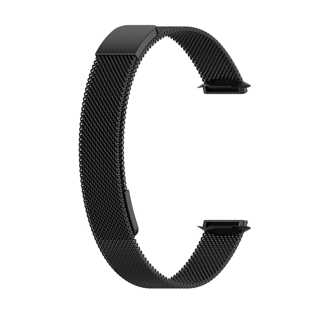 Armband Meshlänk Fitbit Luxe Svart