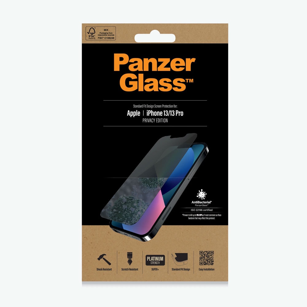 PanzerGlass Standard fit till iPhone 13/13 Pro