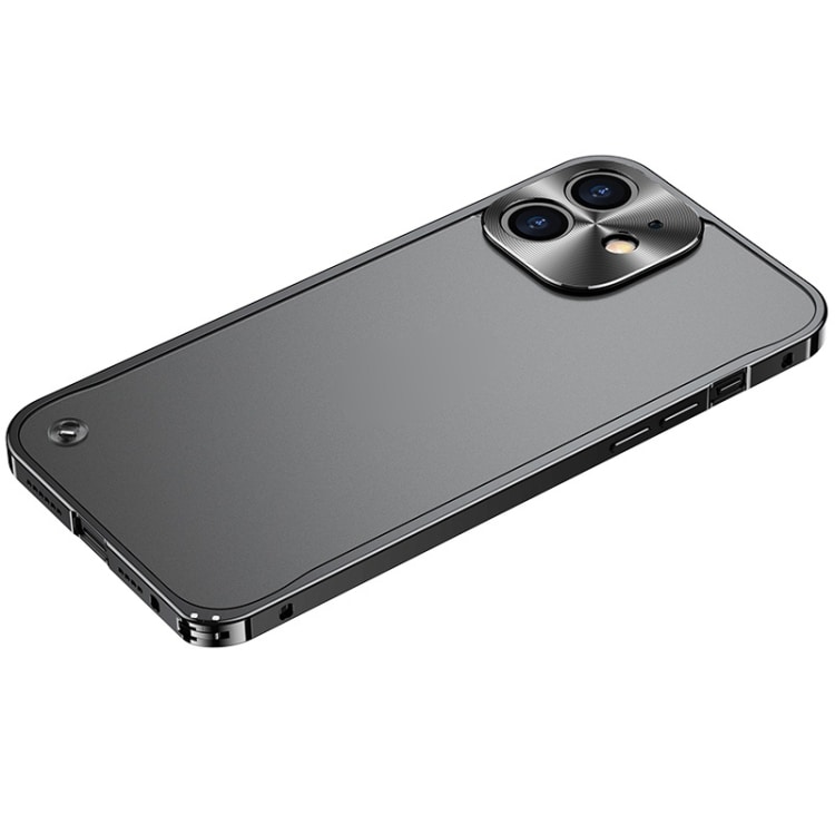 Mobilskal med metallkanter iPhone 12 mini Svart