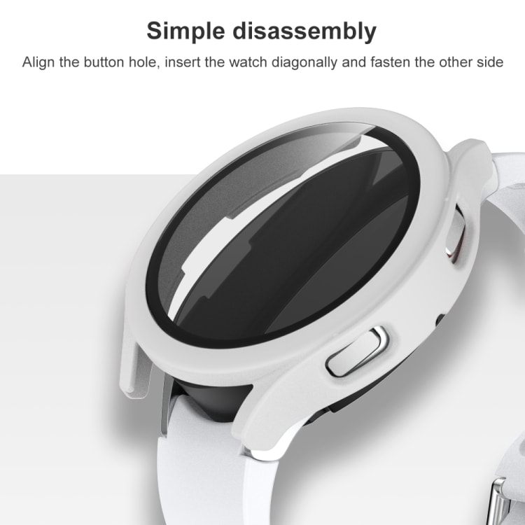Skärmskydd & Skyddsskal Samsung Galaxy Watch 4 40mm - Vit