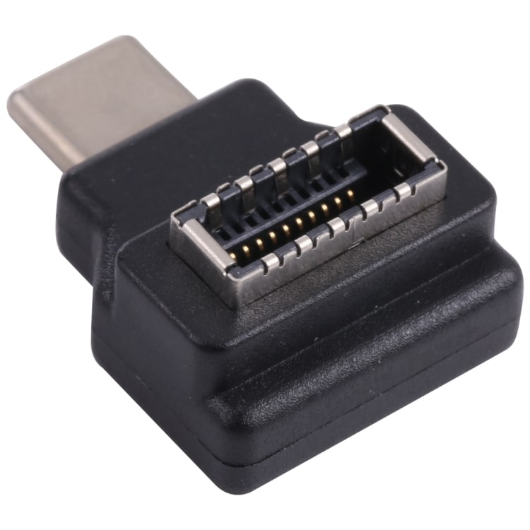Vinklad Type-E Hona till USB Typ-C Adapter