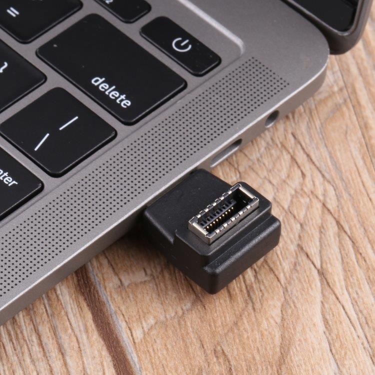 Vinklad Type-E Hona till USB 3.0 Adapter