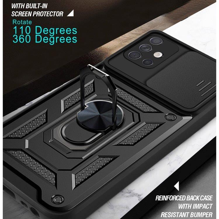 Skyddsskal med kameraskydd & Magnet Samsung Galaxy A51 Svart