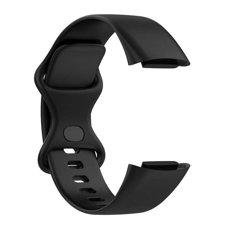 Silikonarmband till Fitbit Charge 5 L - Svart