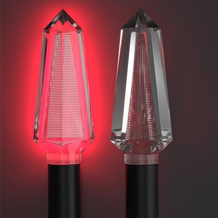 LED Blinkers till Motorcykel/Moped Klara med rött ljus