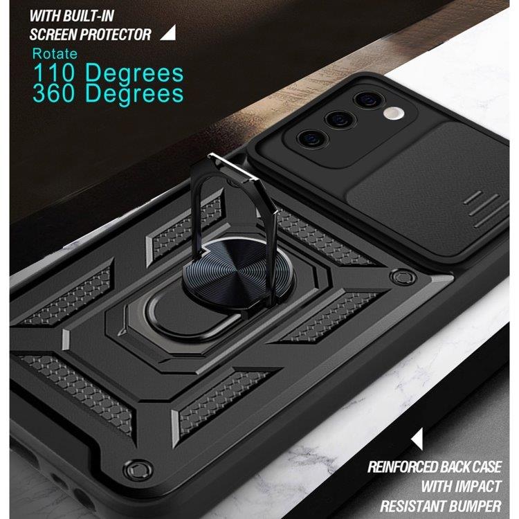 Skyddsskal med kameraskydd & Magnet Samsung Galaxy S20 FE Svart