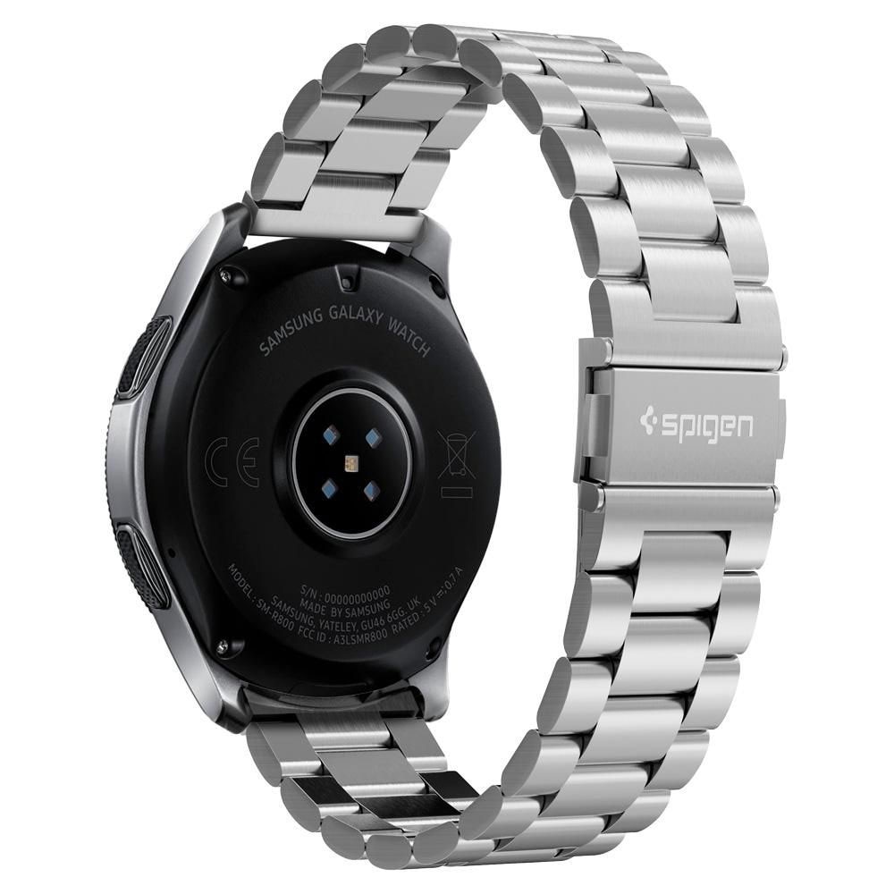 Spigen Modern Fit Band till Samsung Watch 46mm - Silver