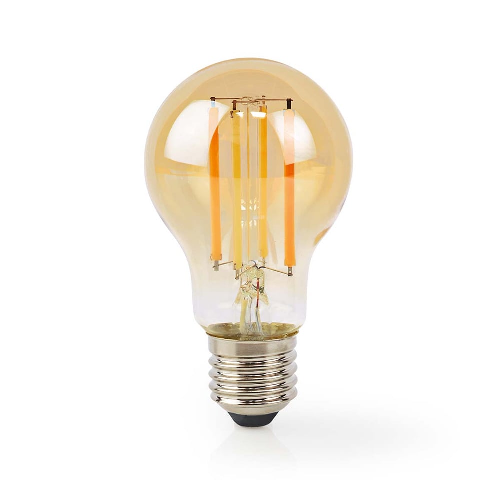 Nedis SmartLife LED Filament Lampa E27 806 lm 7W Varmvit 1800 - 3000K A60