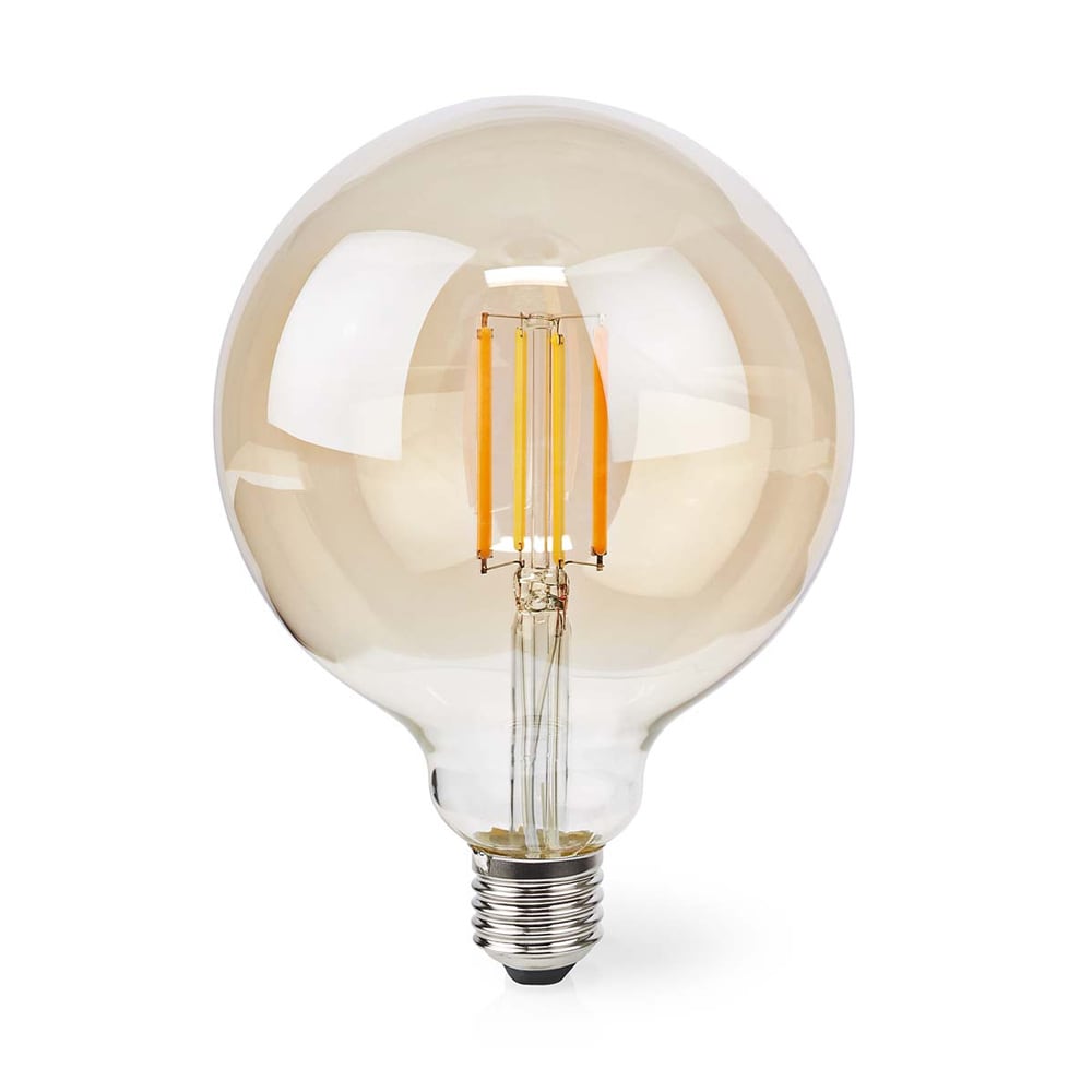 Nedis SmartLife LED Filament Lampa E27 806 lm 7W Varmvit 1800 - 3000K G125
