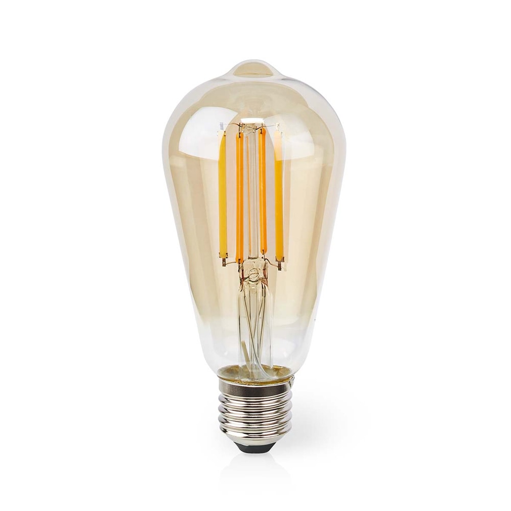 Nedis SmartLife LED Filament Lampa E27 806 lm 7 W  Varmvit 1800 - 3000K ST64