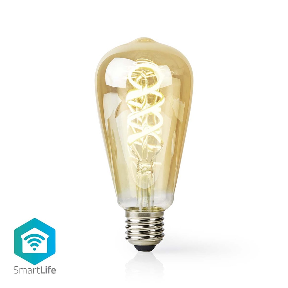 Nedis SmartLife LED Filament Lampa E27 360 lm 4.9W Varm/Kall 1800-6500K ST64