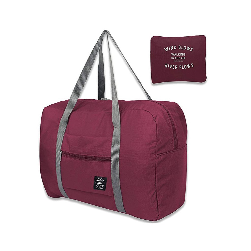 Vikbar superkompakt resväska handbagage i fickformat