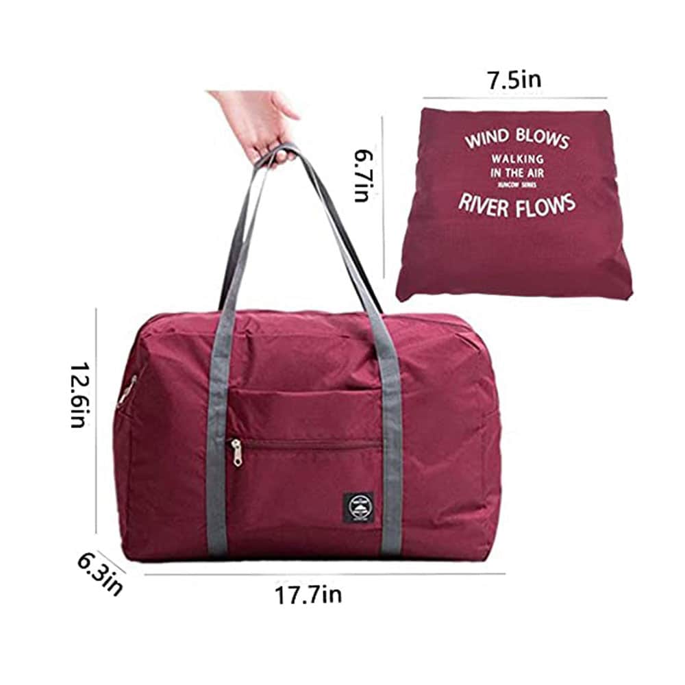 Vikbar superkompakt resväska handbagage i fickformat