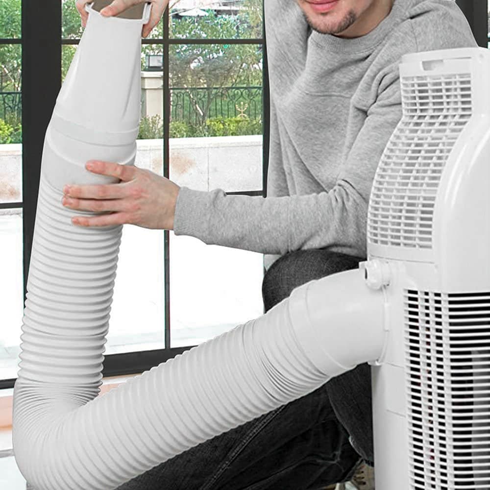 Ventilationsslang till portabel AC 15 cm / universal AC-slang / frånluftsslang 1,5 m - högsta kvalité