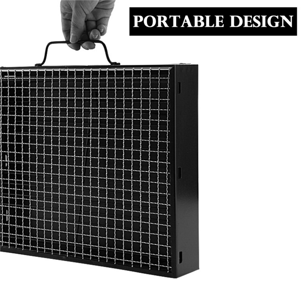 Minigrill / hopfällbar och portabel kolgrill för camping och picknick