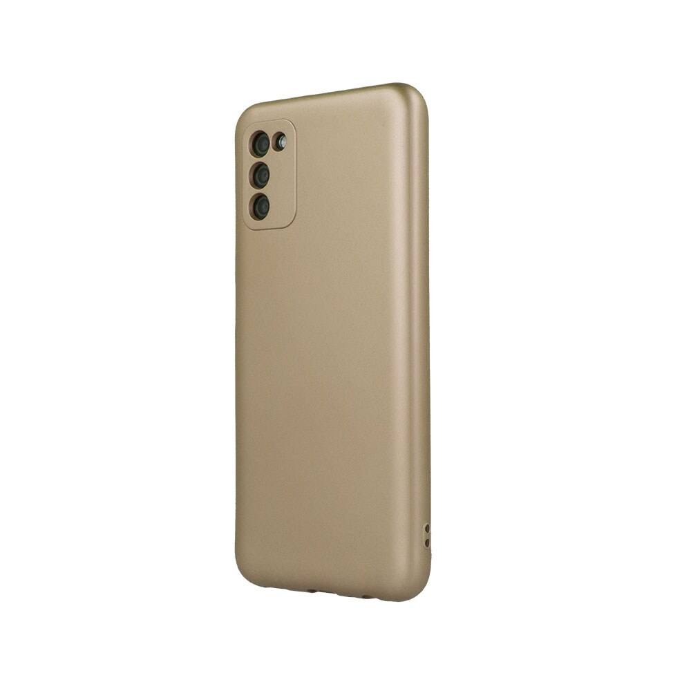 Metalliskt fodral för Samsung Galaxy A22 5G - guld