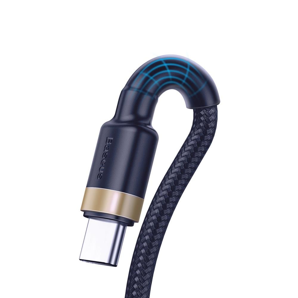 Baseus Cafule USB - USB-C 40W 1,0 m Guld/Blå