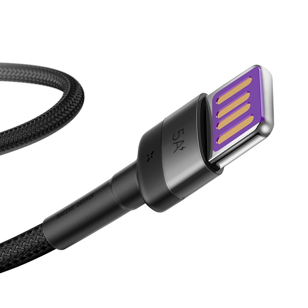 Baseus Cafule USB - USB-C 40W 1,0 m Grå/Svart