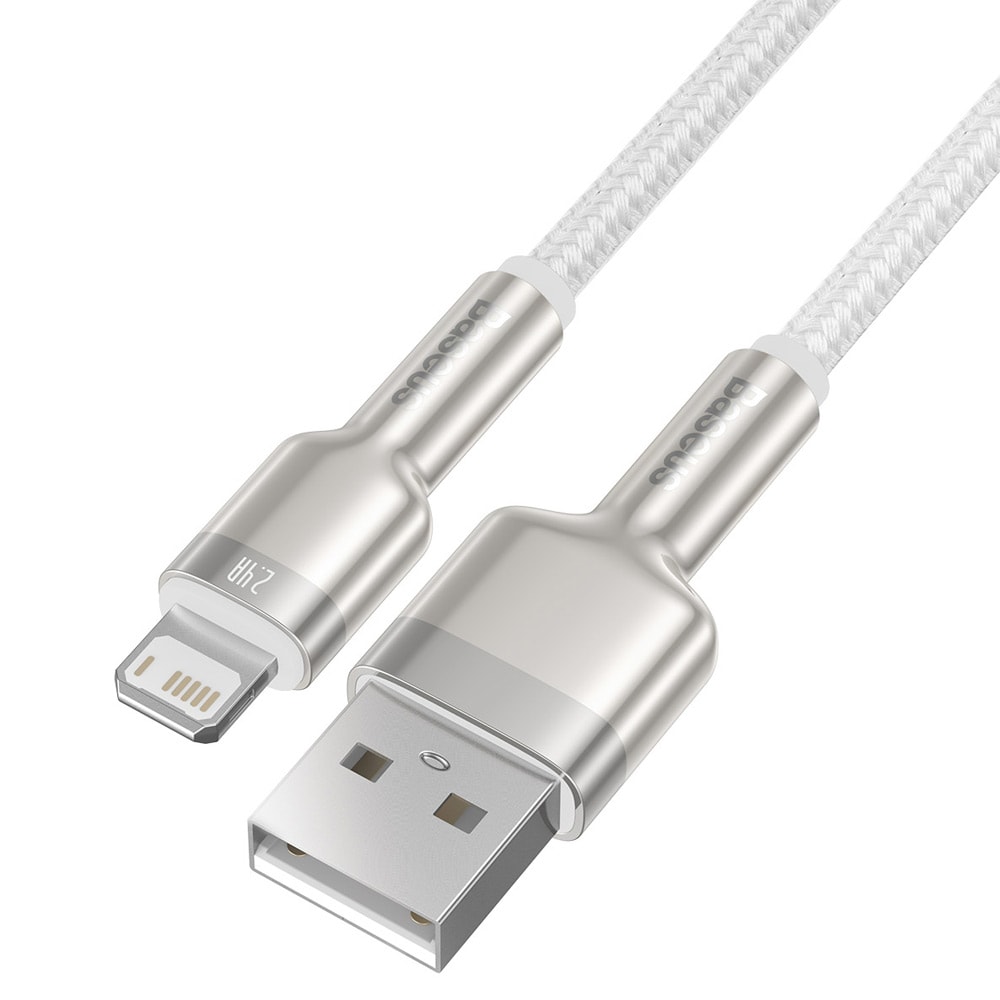 Baseus Cafule Metal USB -Lightning 1 m 2,4A Vit