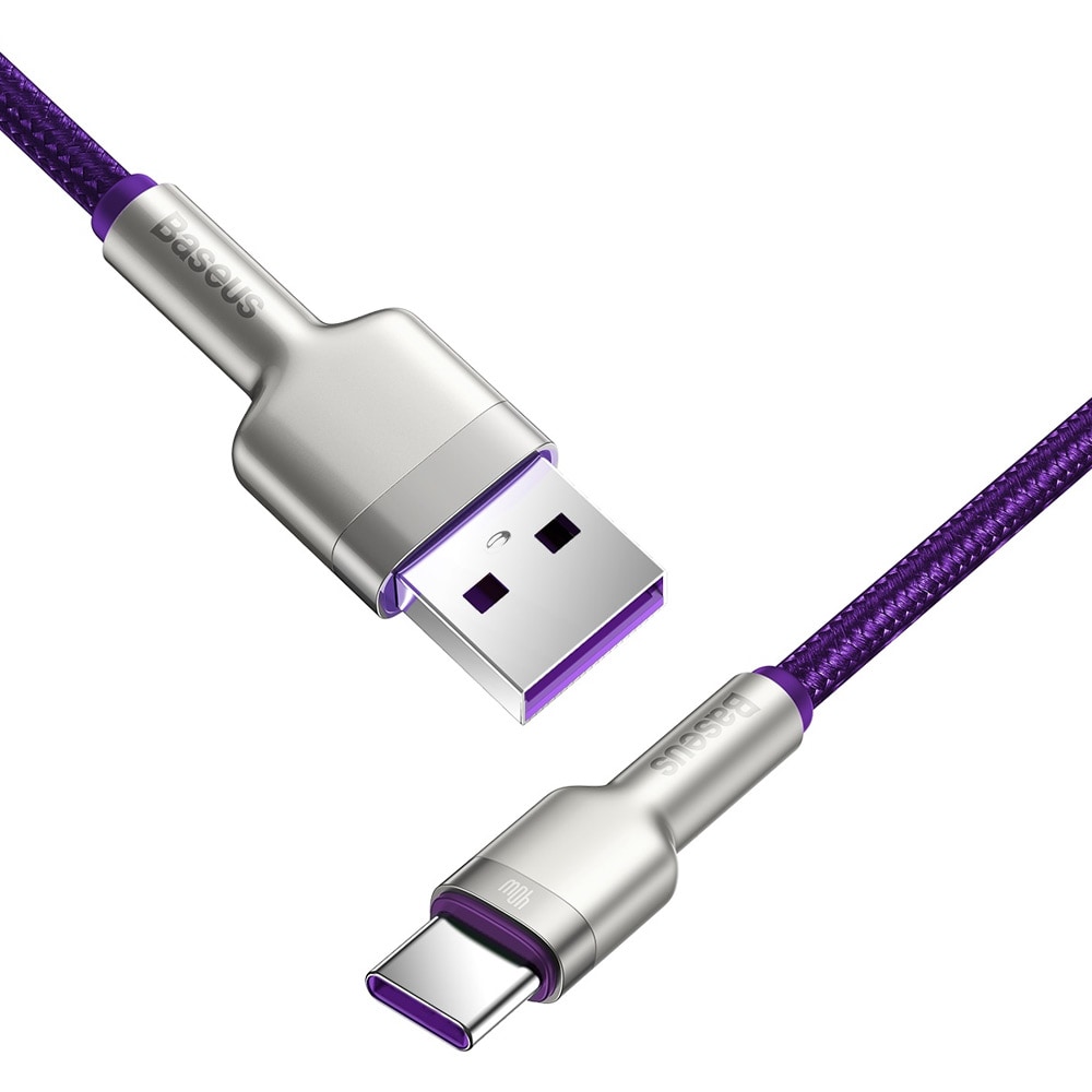 Baseus Cafule Metal USB - USB-C 40W 2 m Lila