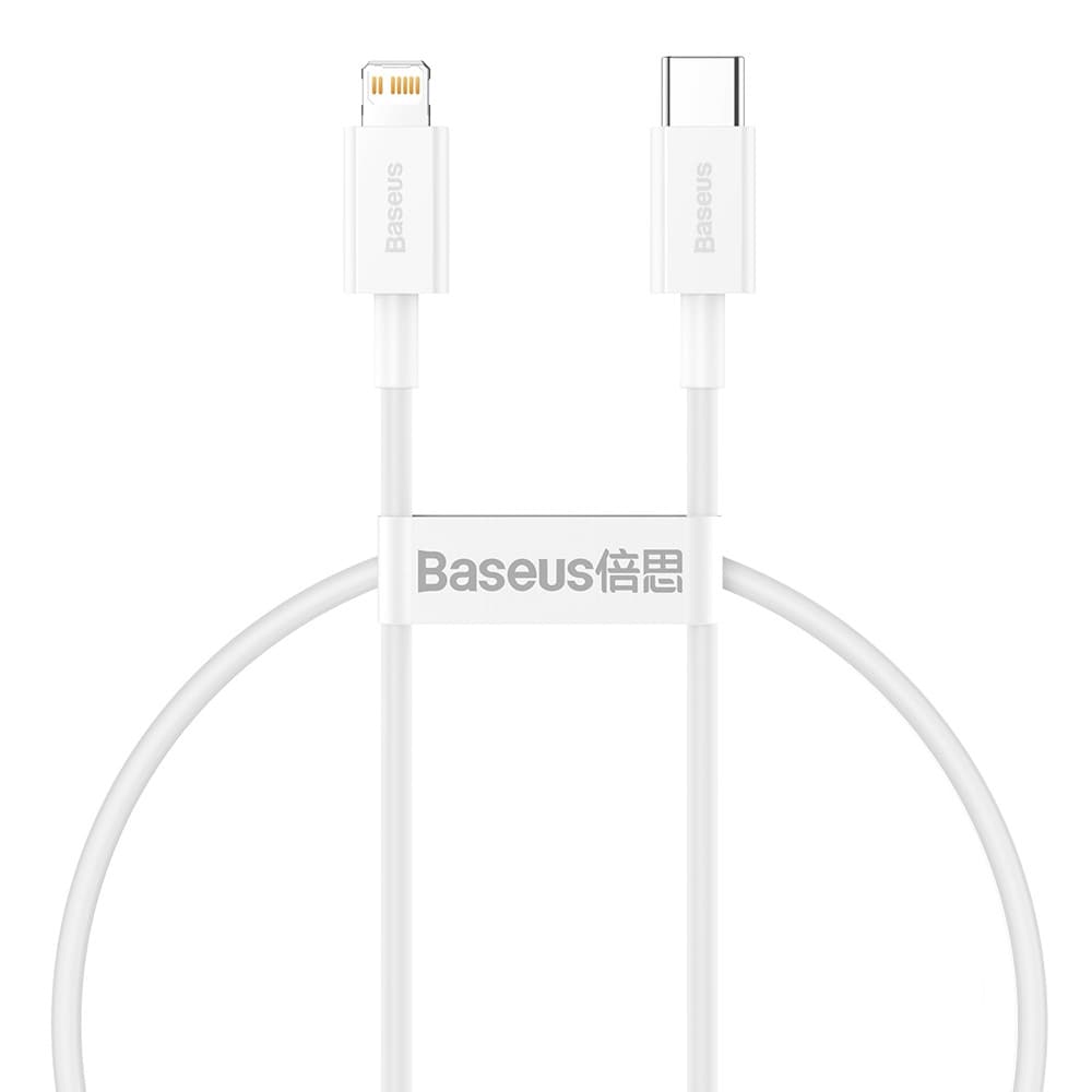 Baseus Superior PD USB-C - Lightning 20W 0,25 m Vit