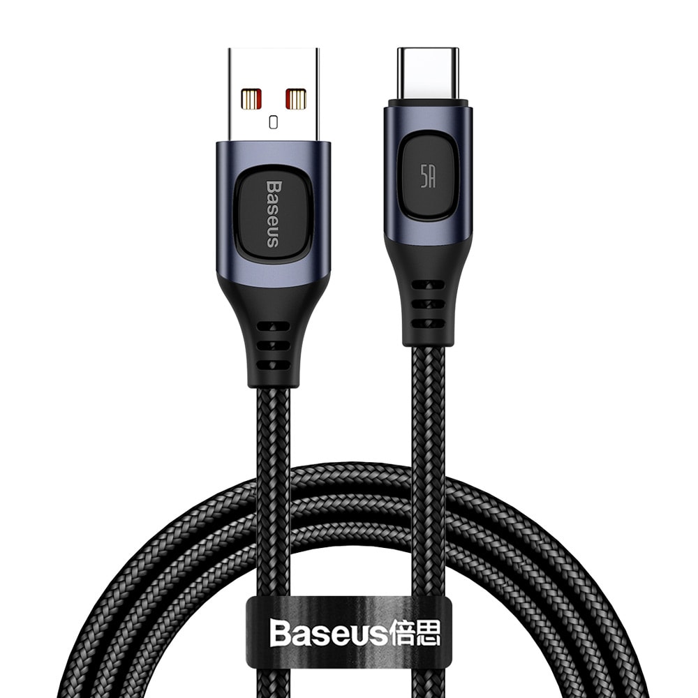 Baseus Flash USB - USB-C 5A 1m Grå