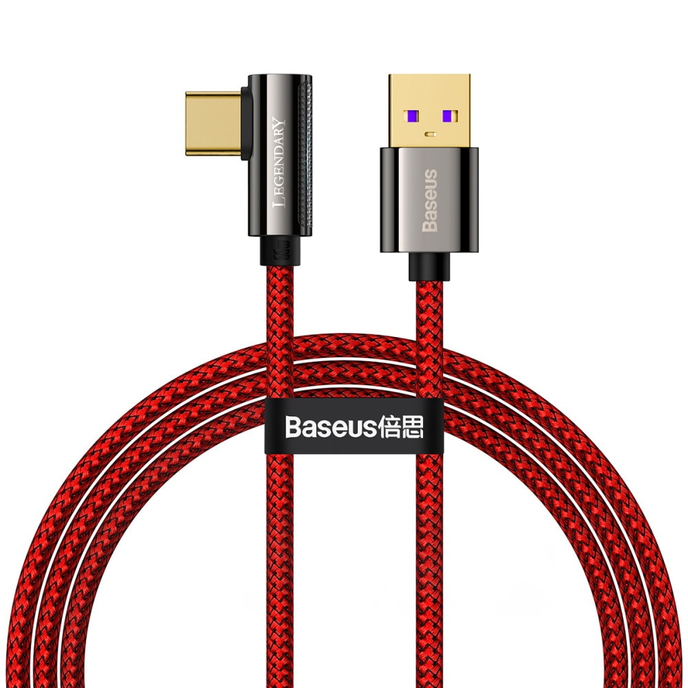 Baseus Legend USB - USB-C 66W 1m Röd