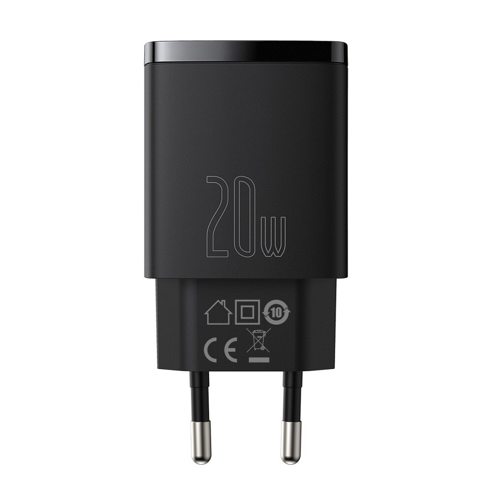 Baseus USB Väggladdare PD 20W USB + USB-C