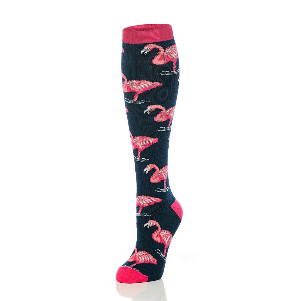 Nuddy stödstrumpor stl 36-40 - Flamingos