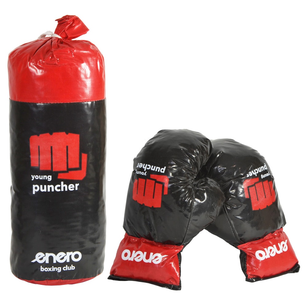 Boxningssäck med handskar för barn