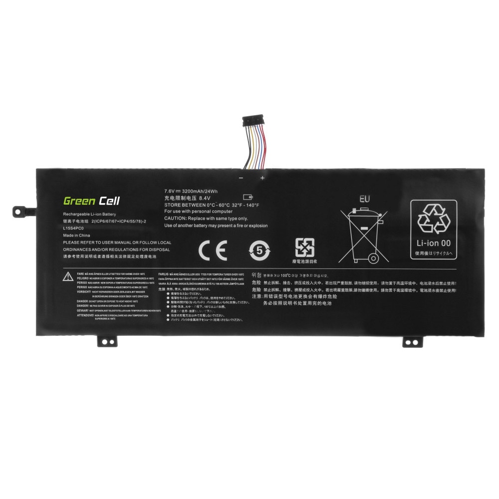 Green Cell Laptopbatteri L15L4PC0 till Lenovo V730 V730-13 Ideapad 710s