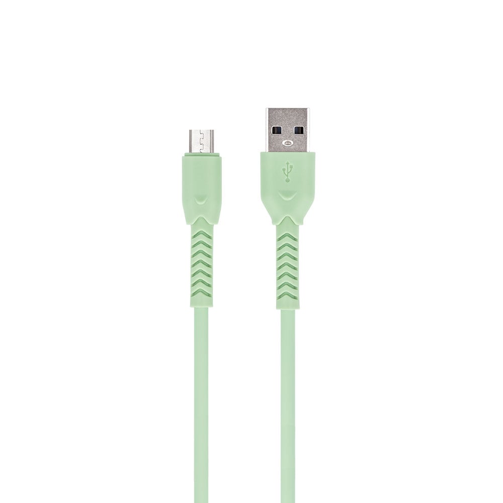 Maxlife microUSB-kabel - 3A grön