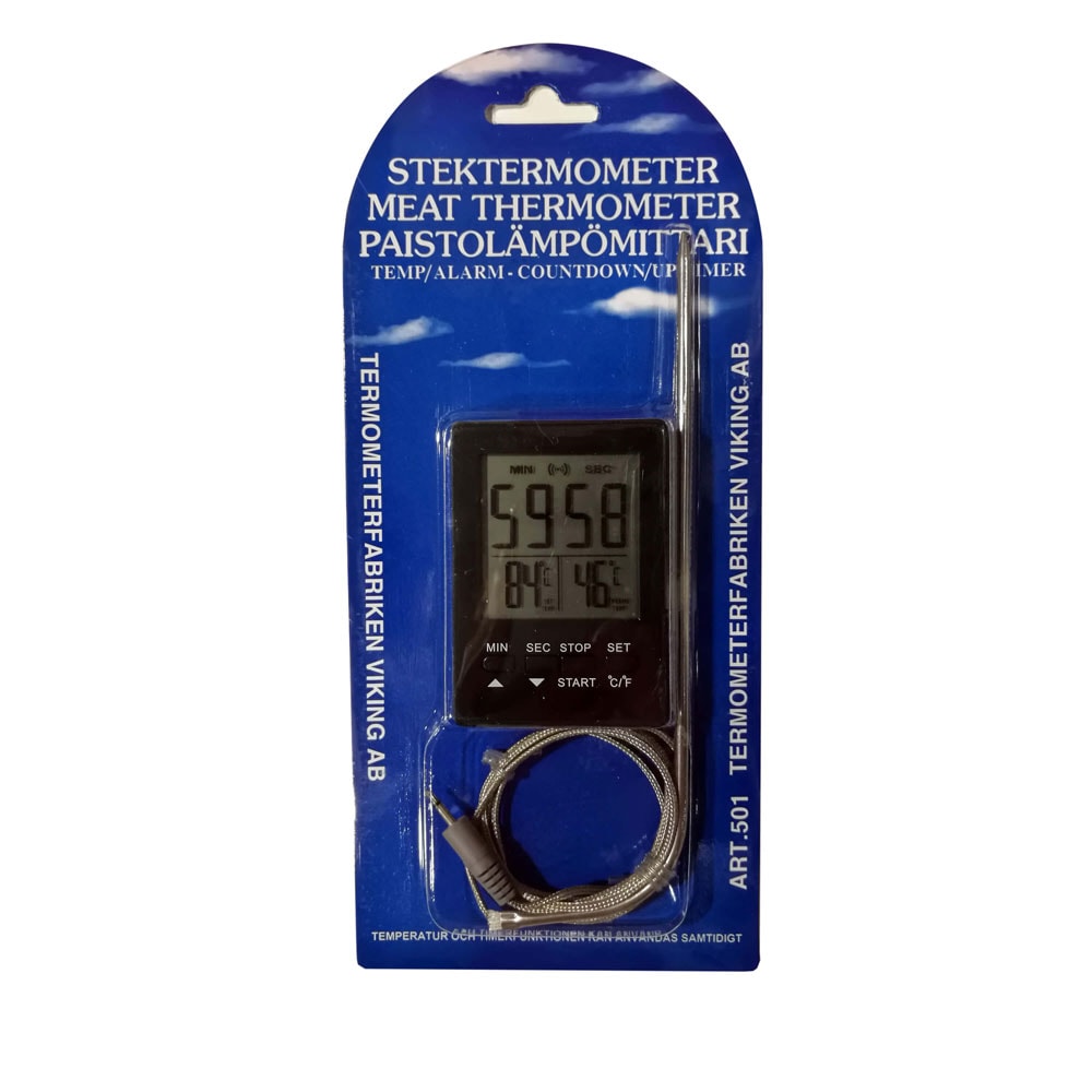 Stektermometer med timer