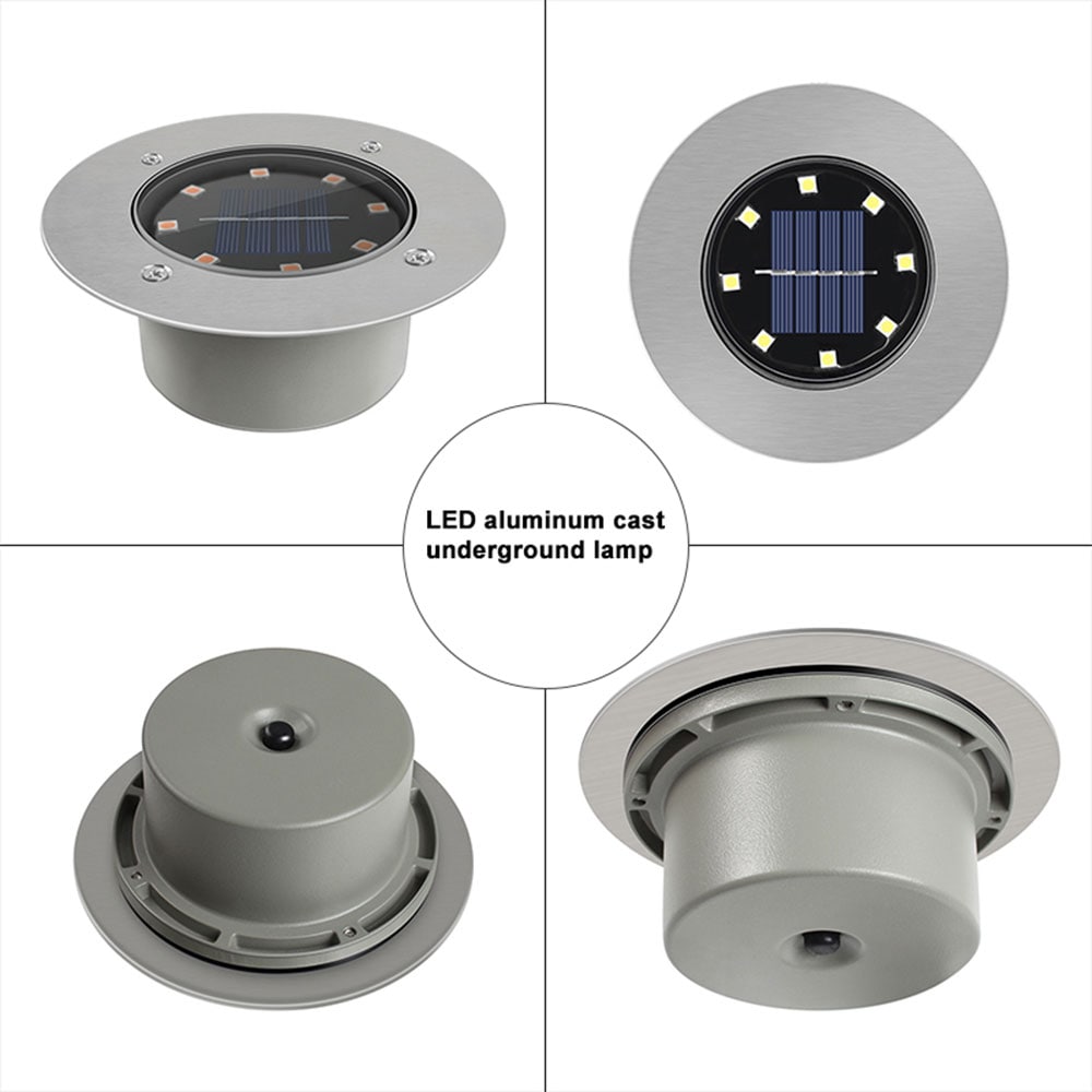 6-pack Mark Spotlight utomhusbelysning med solceller