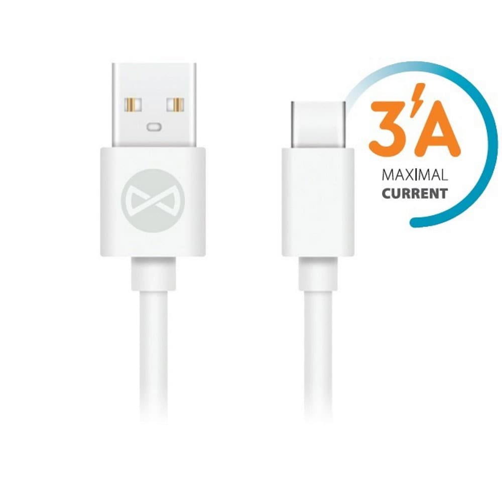 Forever cable USB - USB-C 1,0 m 3A - Vit
