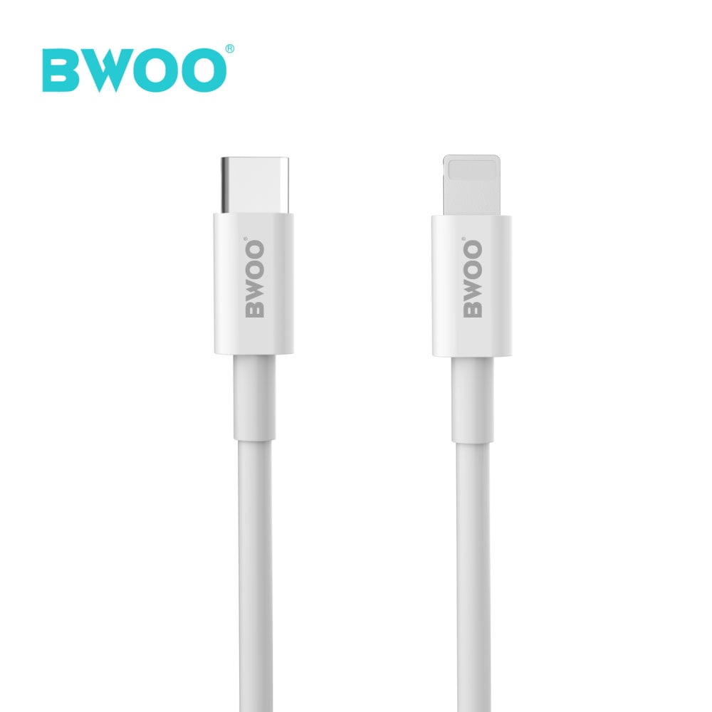 BWOO USB-C till iPhone - 20W Vit