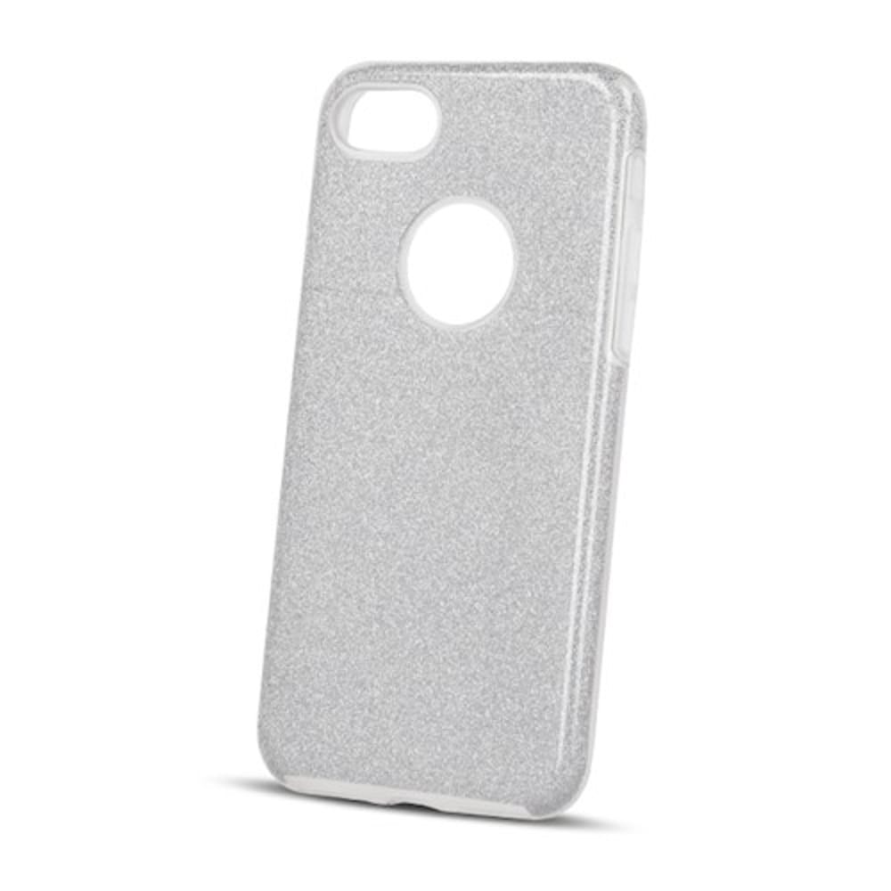 Glitterskal till iPhone 12 / 12 Pro Silver