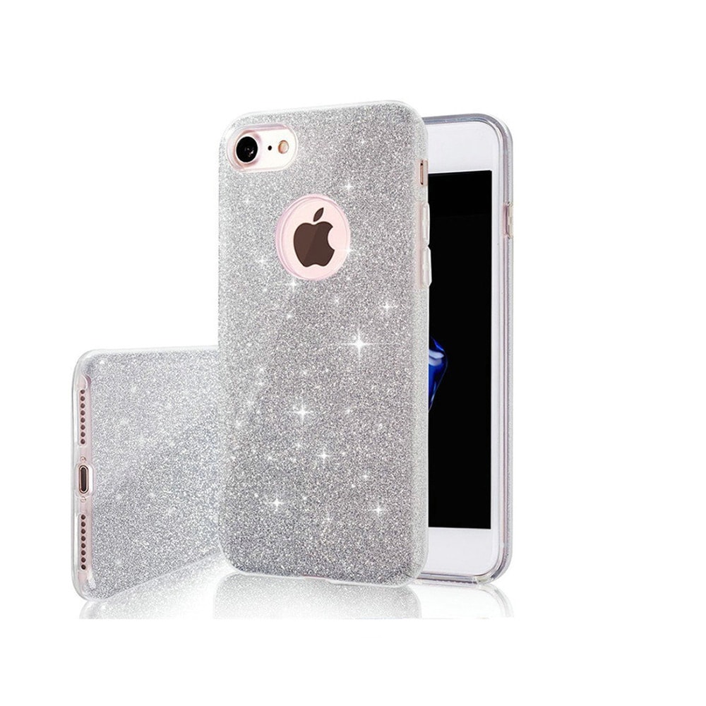 Glitterskal till iPhone 12 Pro Max Silver