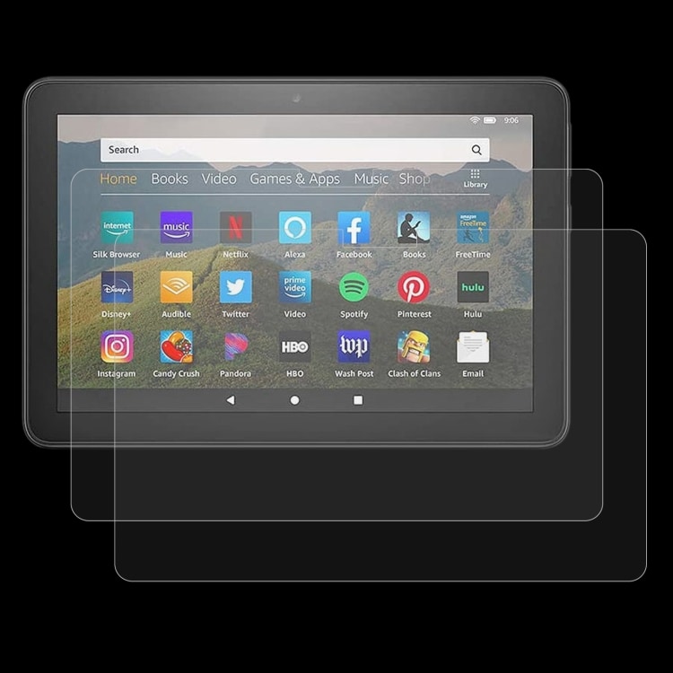 Skärmskydd i härdat glas för Amazon Kindle Fire HD 8 2020 - 2-pack