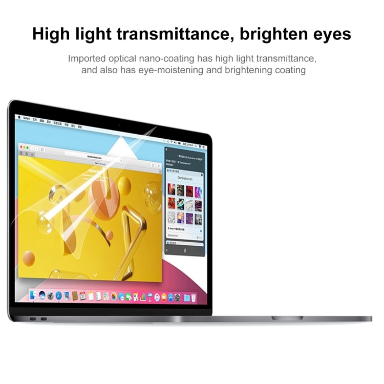 Skärmskydd med PET-film för MacBook Pro 13" (A2251/A2289/A2338)