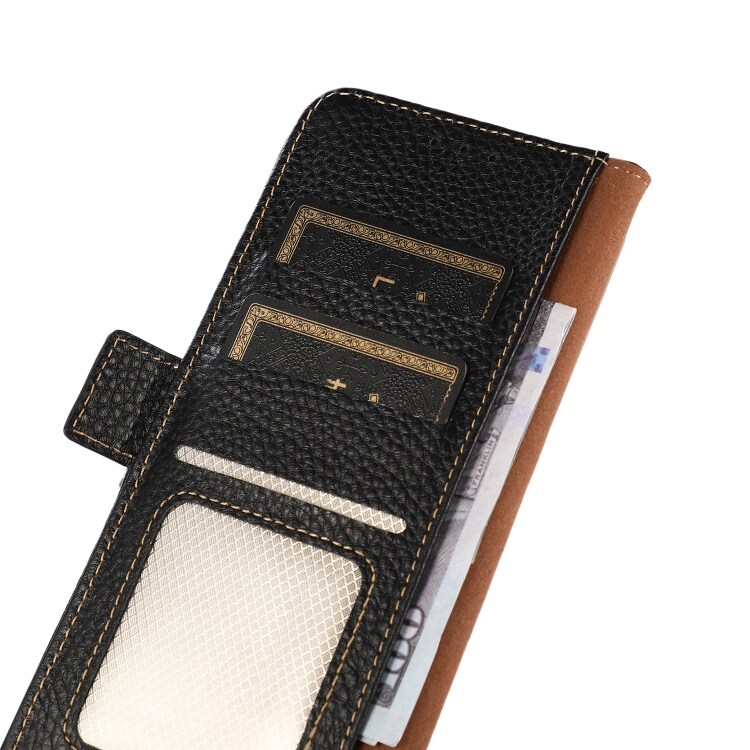 KHAZNEH Plånboksfodral i äkta läder för iPhone 11 Pro