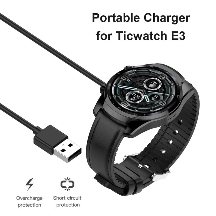 Laddningskabel för Ticwatch E3/Pro 3/Pro 3 LTE