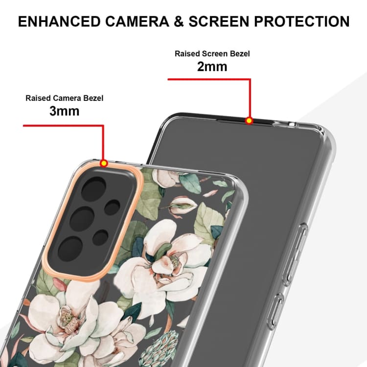 Mobilskal med blommönster för Samsung Galaxy A53 5G