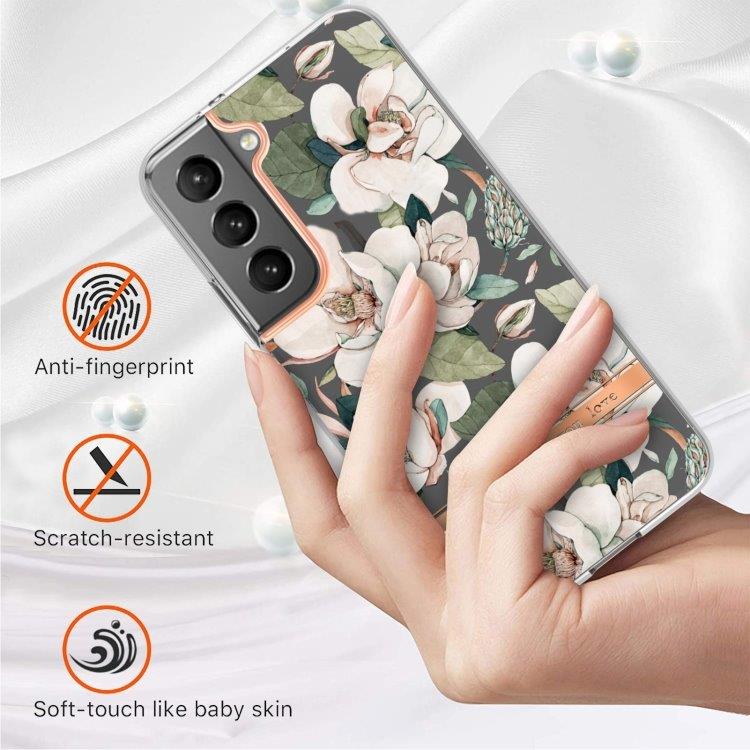 Mobilskal med blommönster för Samsung Galaxy S22