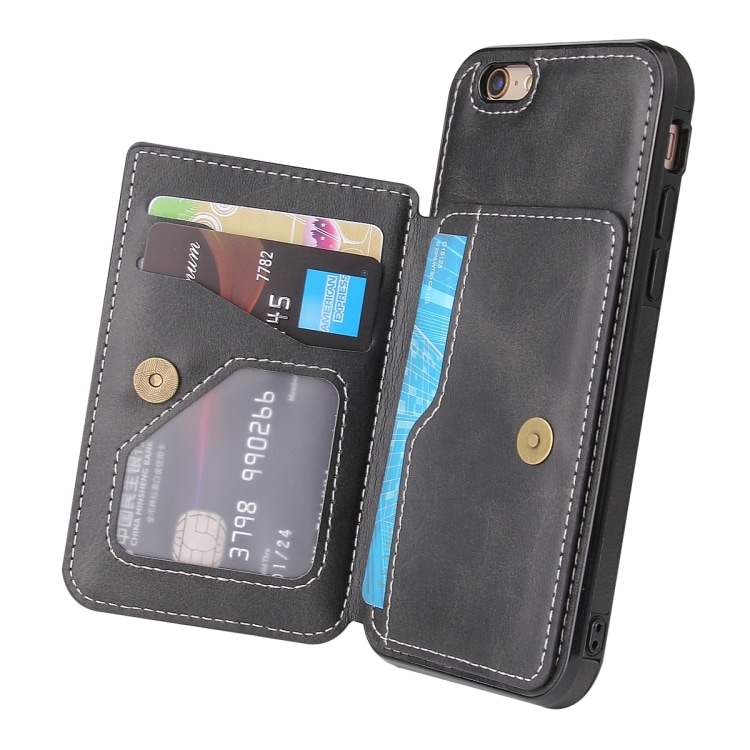 Magnetiskt plånboksfodral för iPhone 6/6s