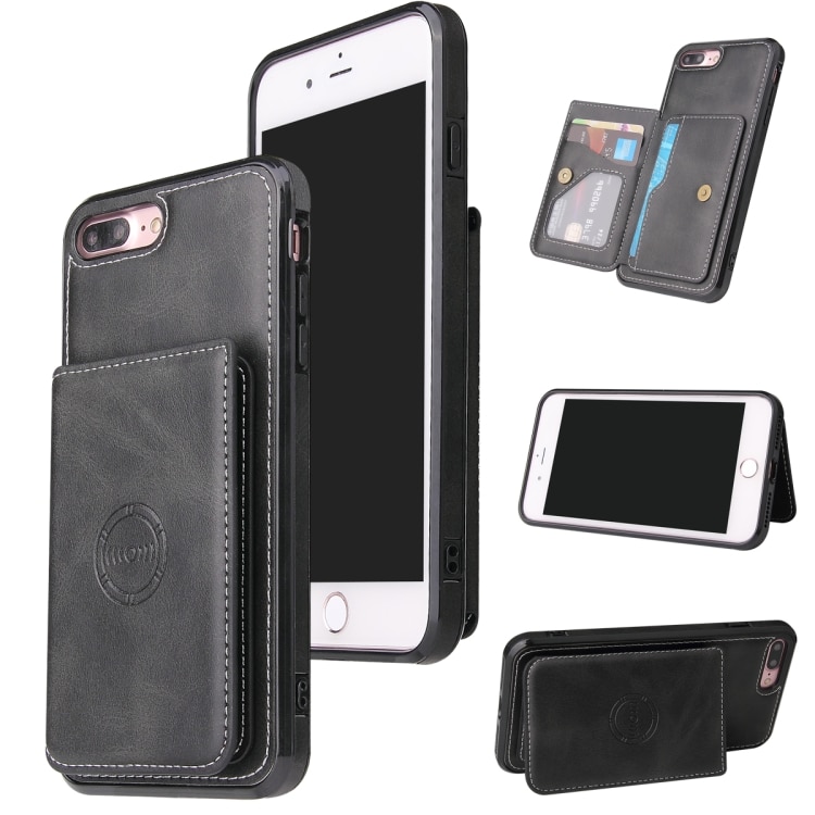 Magnetiskt plånboksfodral för iPhone 7 Plus/8 Plus