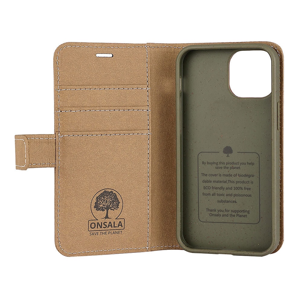 Onsala Eco Mobilfodral till iPhone 13 mini - Beige